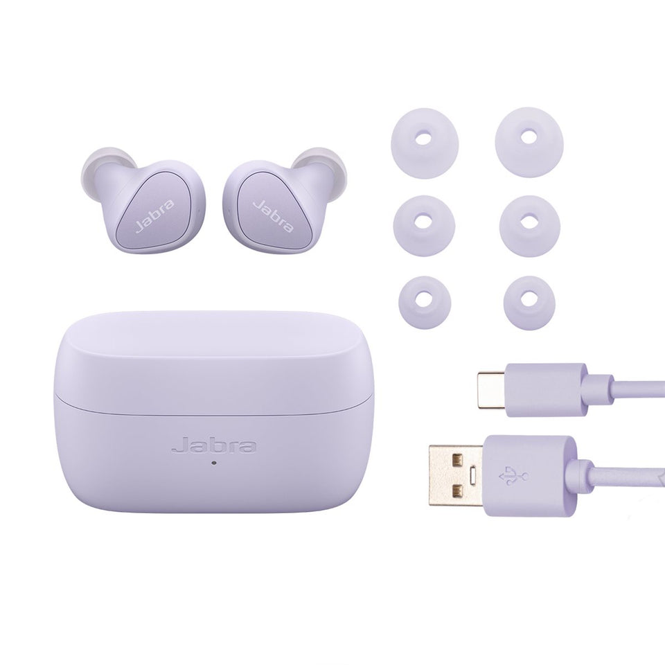 Écouteurs Jabra Elite 3 True Wireless à isolation phonique et anti-pluie