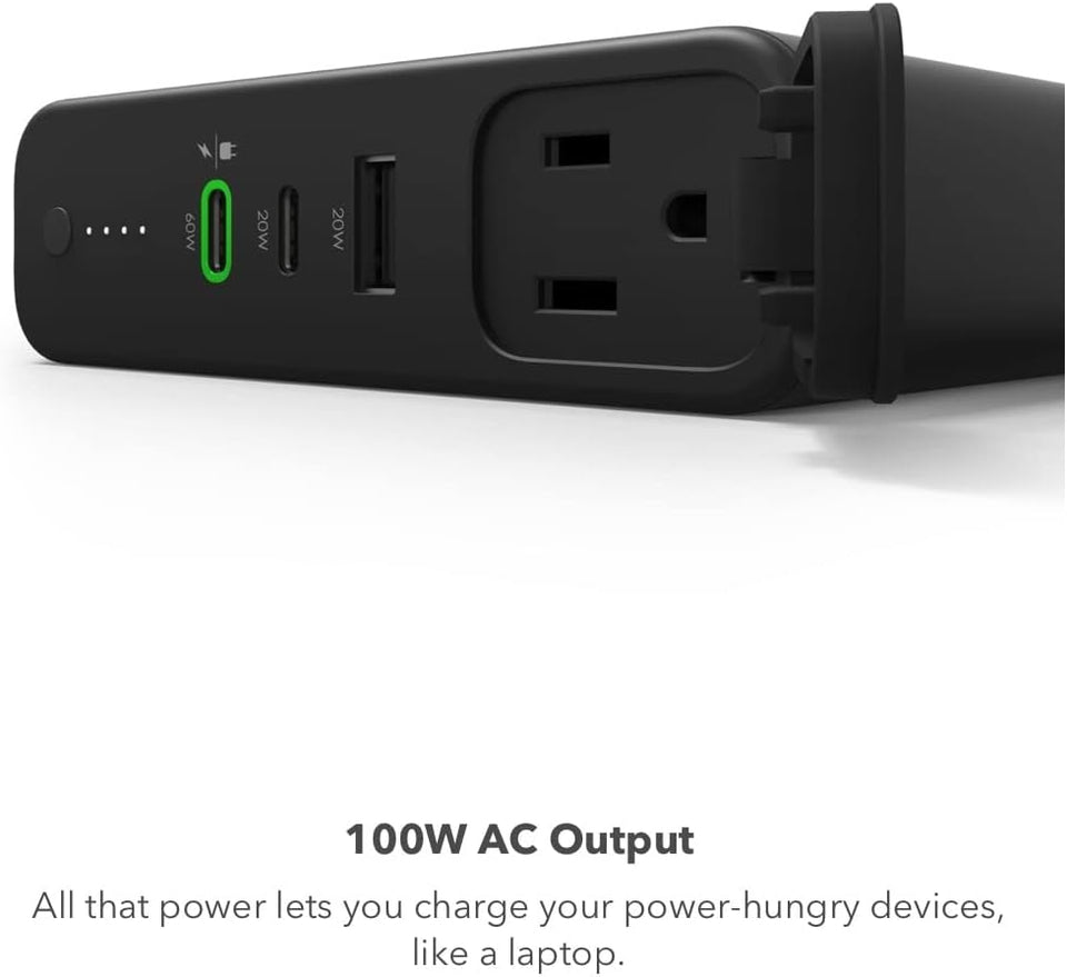 Mophie Powerstation Pro AC 27 000 mAh - Noir