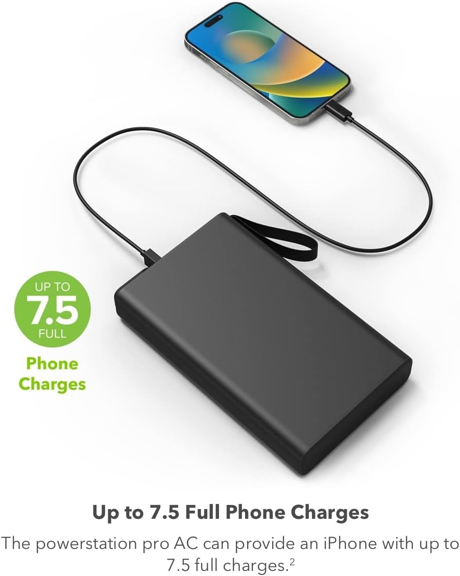 Mophie Powerstation Pro AC 27 000 mAh - Noir