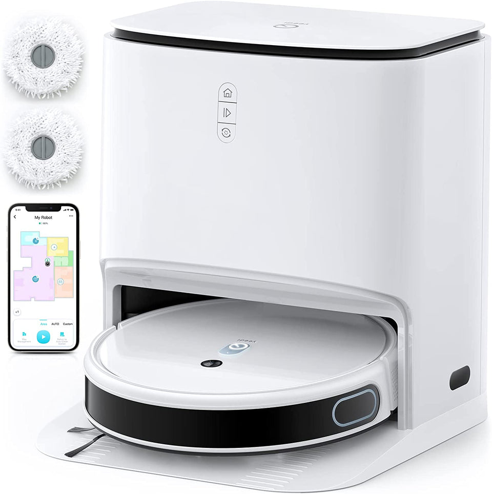 Yeedi Mop Station Pro Robot Aspirateur avec têtes de vadrouille rotatives