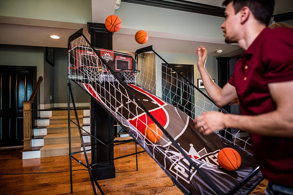 Playmaker Double Shootout Indoor Mini Basketball Game Set