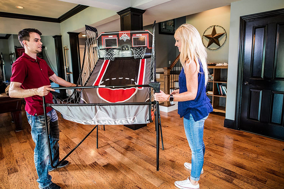 Playmaker Double Shootout Indoor Mini Basketball Game Set