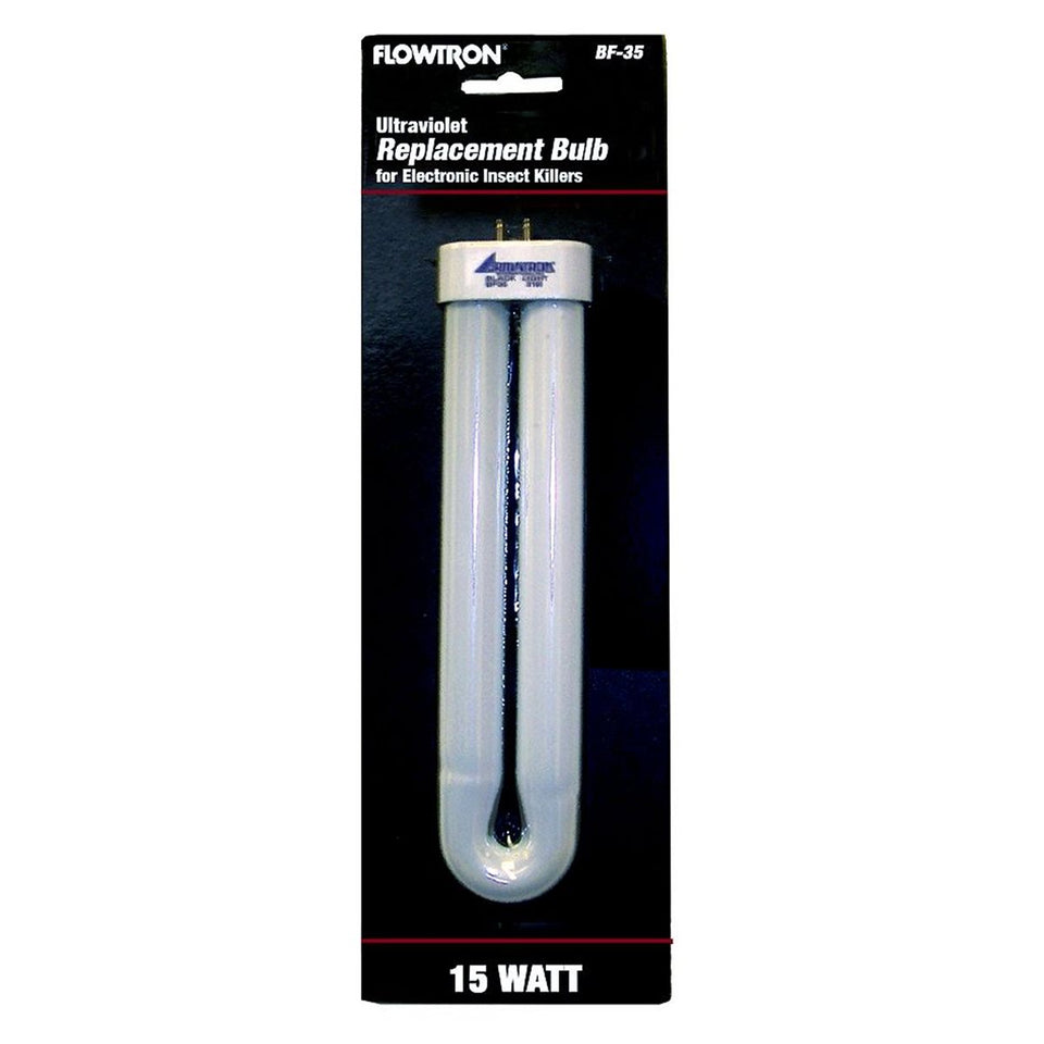 Ampoule de remplacement UV Flowtron de 15 watts pour destructeur d'insectes 1/2 acre BK15CCN