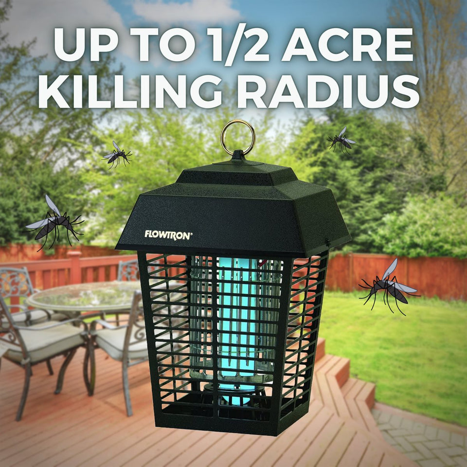 Flowtron 1/2 Acre extérieur 15 W Bug Zapper, tueur d'insectes électronique