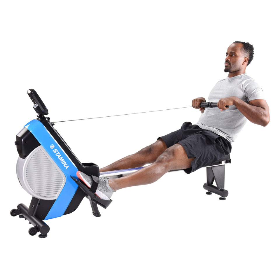 Stamina DT Plus Rowing Machine 1409 - Black / Blue
