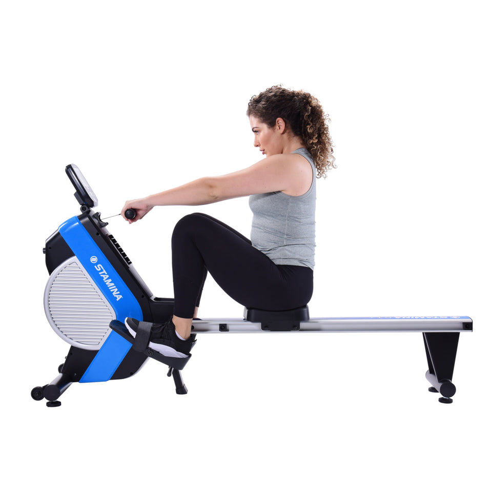 Stamina DT Plus Rowing Machine 1409 - Black / Blue