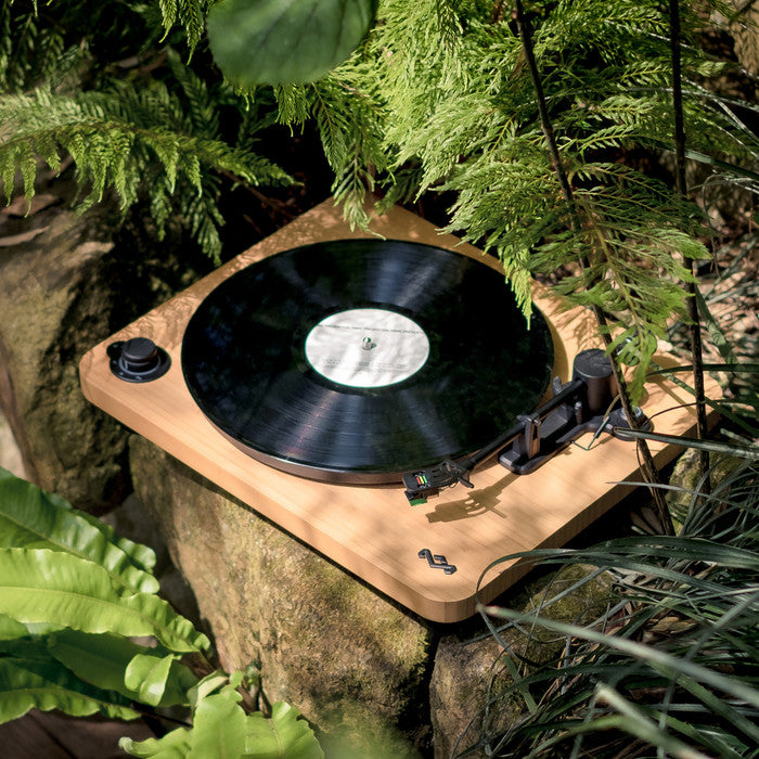 House of Marley Stir It Up Lux Platine vinyle - Bois clair