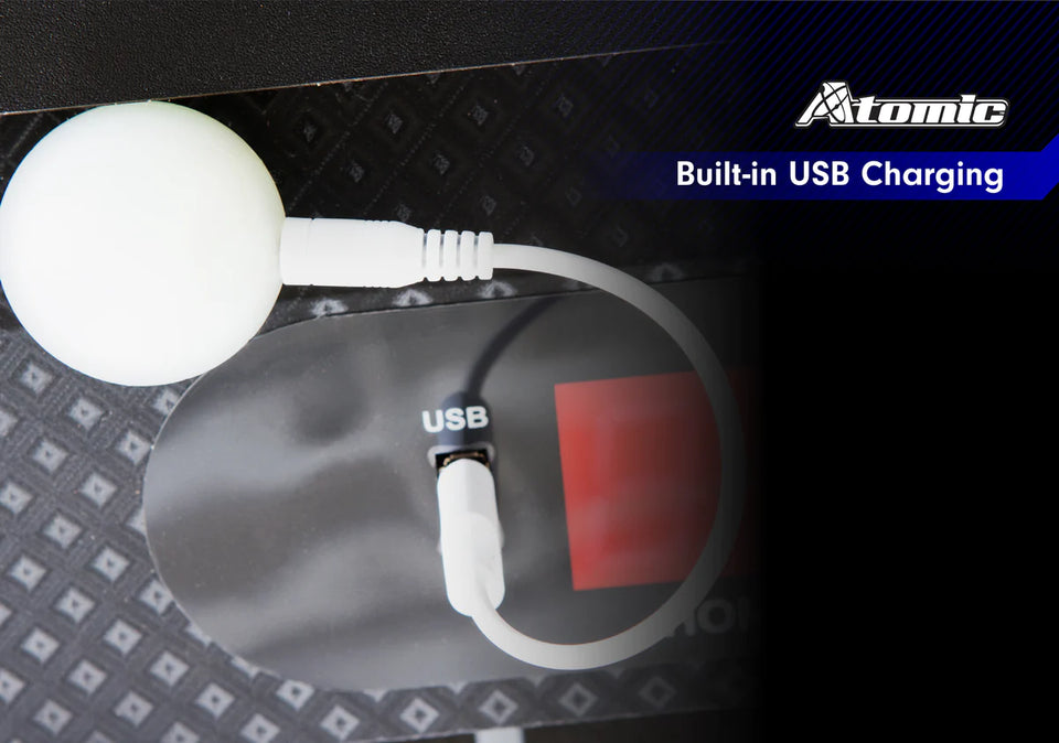 LED Light Up Foosball Soccer Arcade Table Black