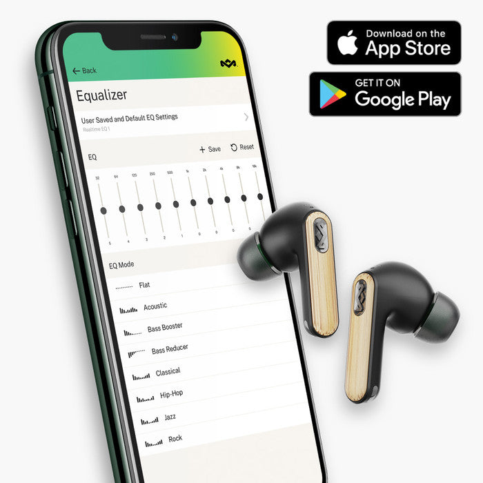 Écouteurs véritablement sans fil House of Marley Redemption ANC 2 - Noir