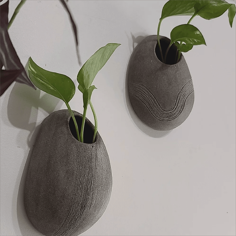 Cecilia Mejia Design “Nido Mini” Ceramic Wall Planter