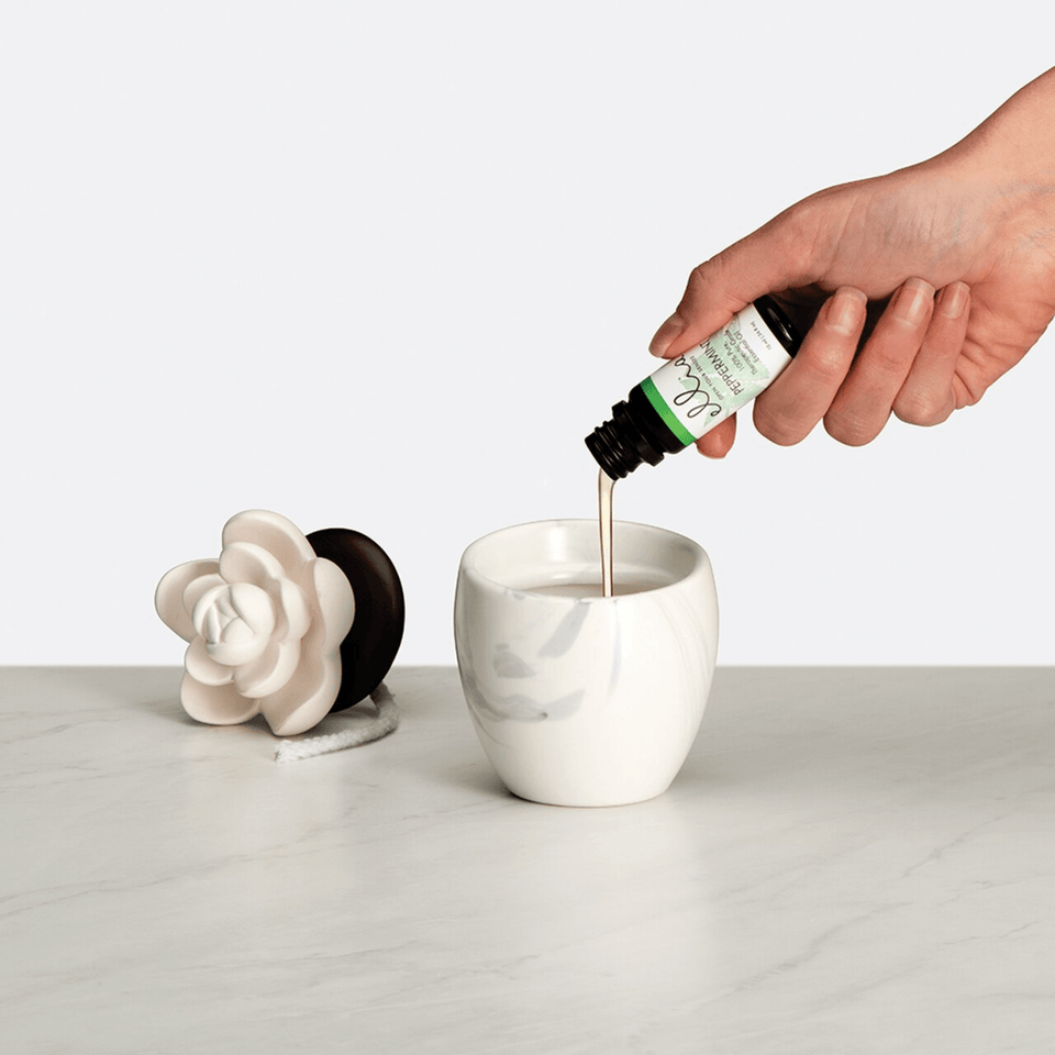 Ellia Lotus Leaf Porcelain Aroma Diffuser