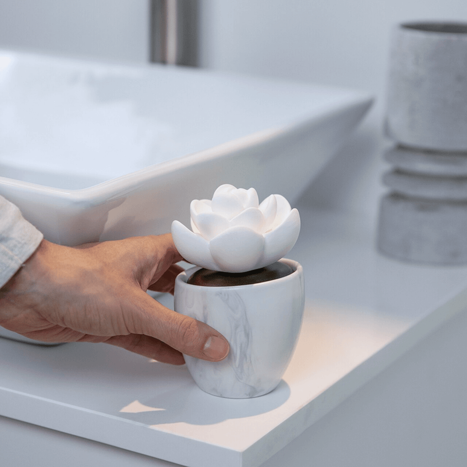 Ellia Lotus Leaf Porcelain Aroma Diffuser