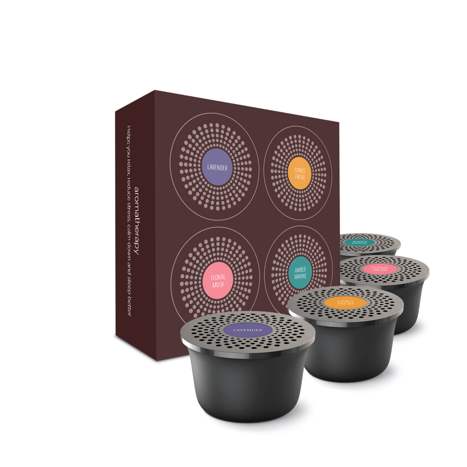Capsules aromatiques Moodo Smart Home - Pack familial de 4