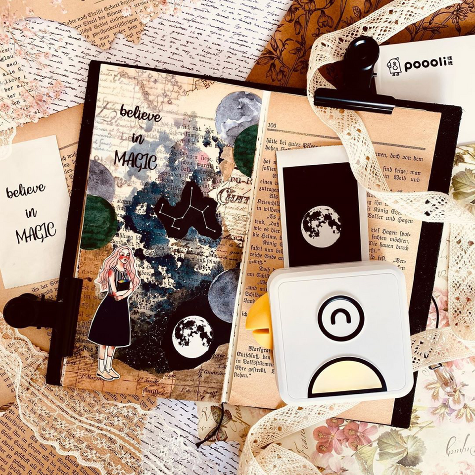 Poooliprinter L2 300dpi Instant HD Printer & One FREE Paper Roll