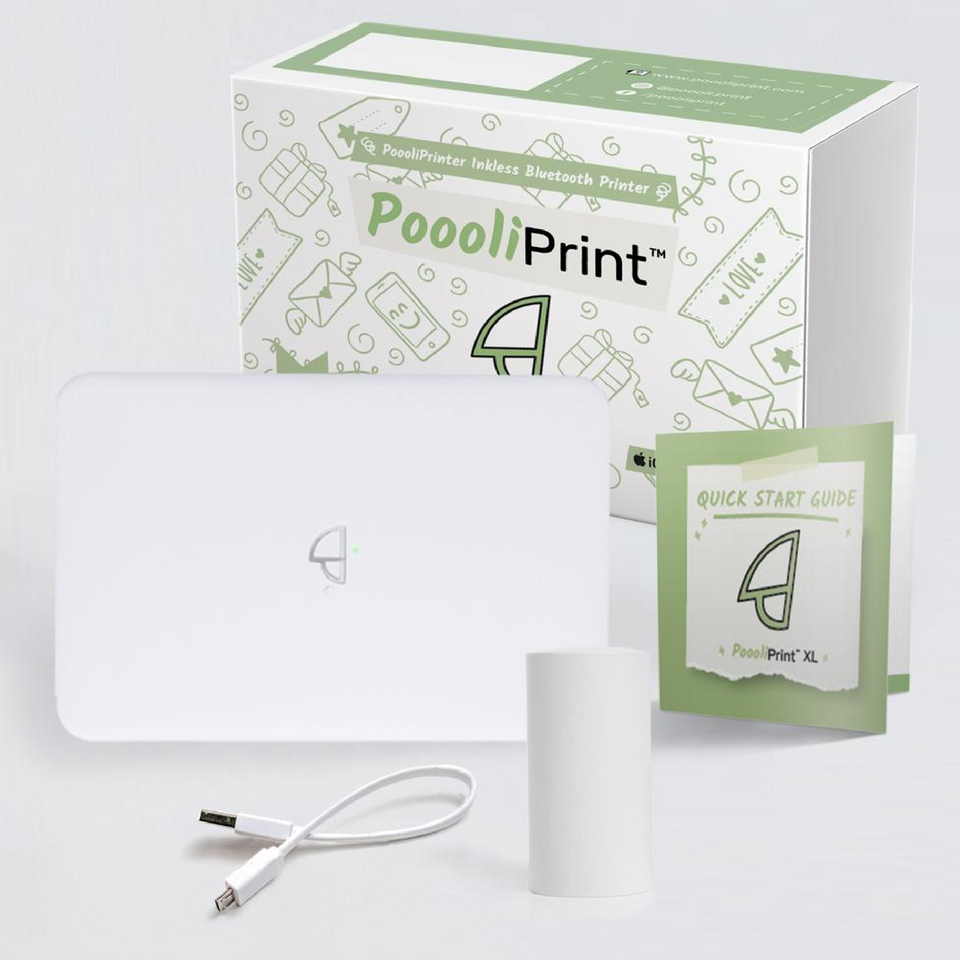Poooliprinter XL Inkless Pocket Printer