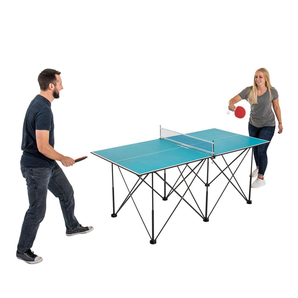 6 Ft Pop Up Foldable Table Tennis / Ping Pong Multi-Games Table