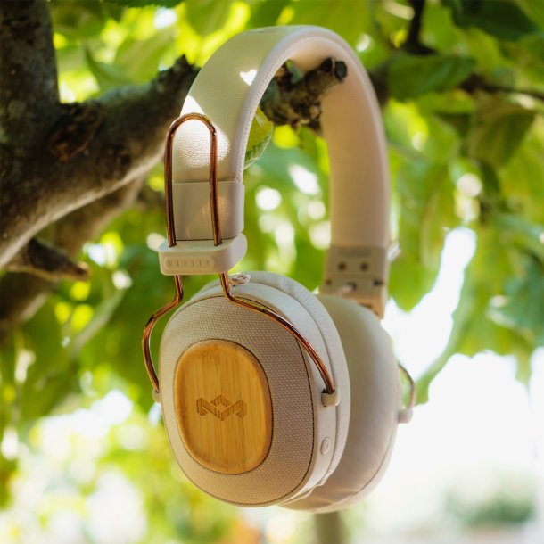 House of Marley Positive Vibration Riddim Headphones - Cream