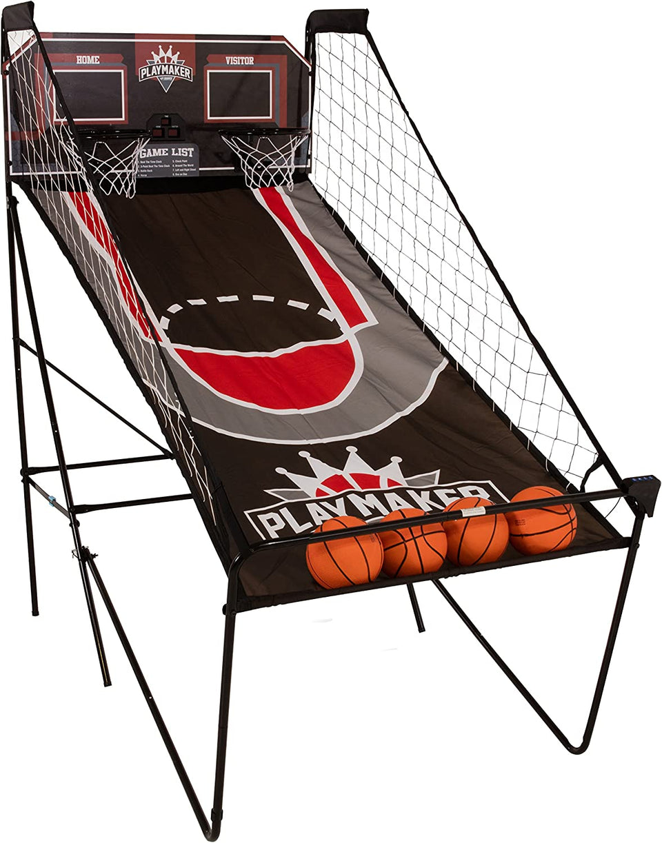 Playmaker Double Shootout Indoor Mini Basketball Game Set