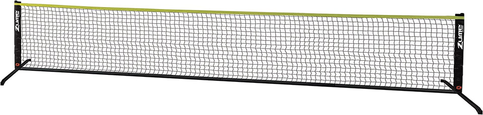 2-Player Pickleball Recreational Net Set and Carrying Case Black / Green