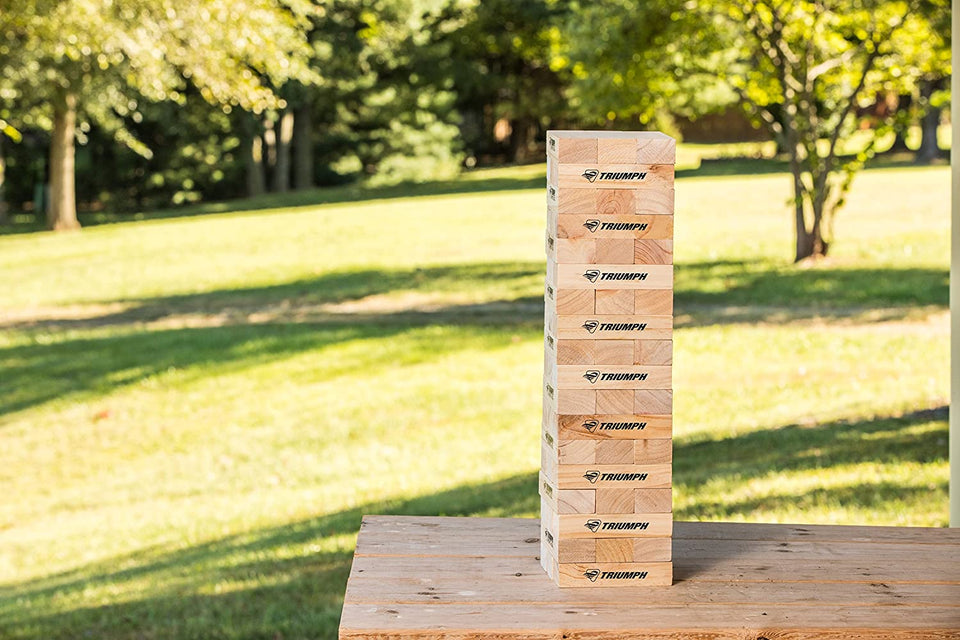 Jumbo Fun Size Tumble Tower Wooden Stacking Block Game