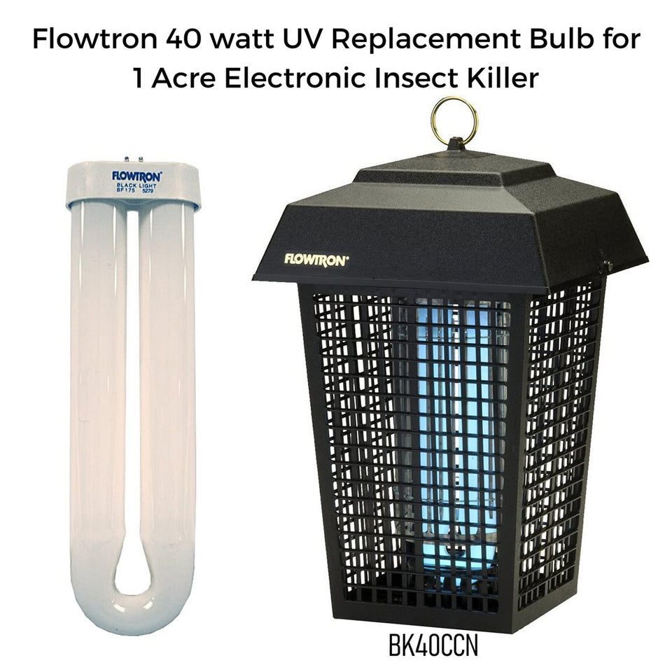 Flowtron Ampoule de rechange UV 40 W pour destructeur d'insectes BK40CCN de 1 acre