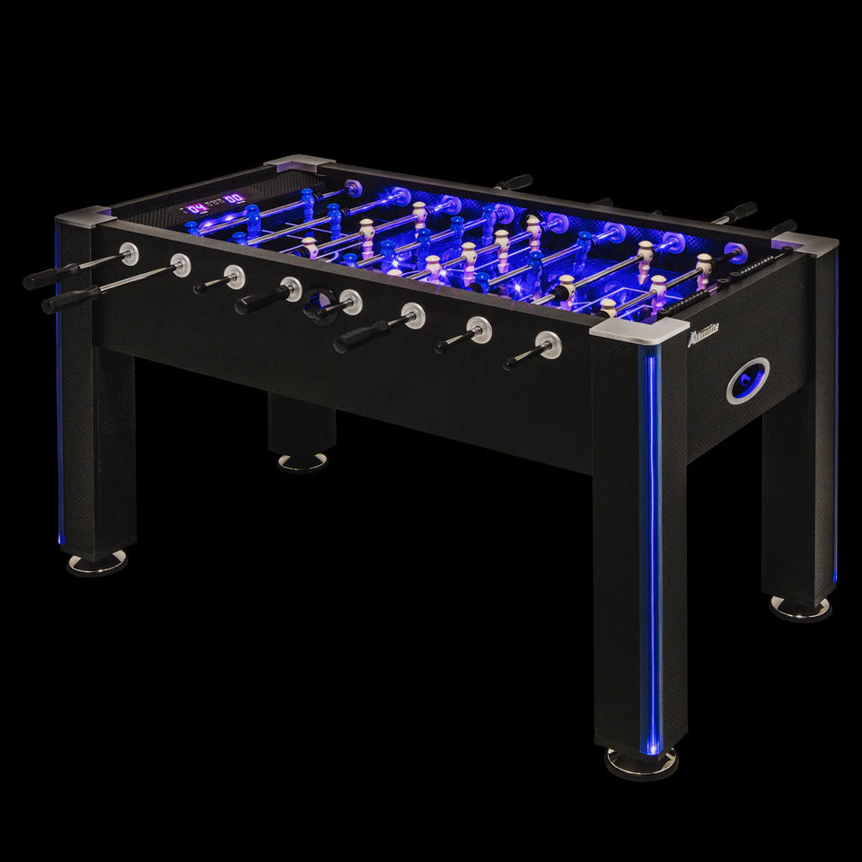 LED Light Up Foosball Soccer Arcade Table Black