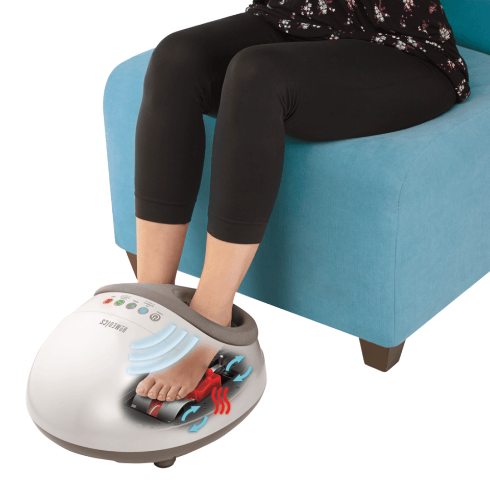 HoMedics Shiatsu & Air Compression Foot Massager with Heat