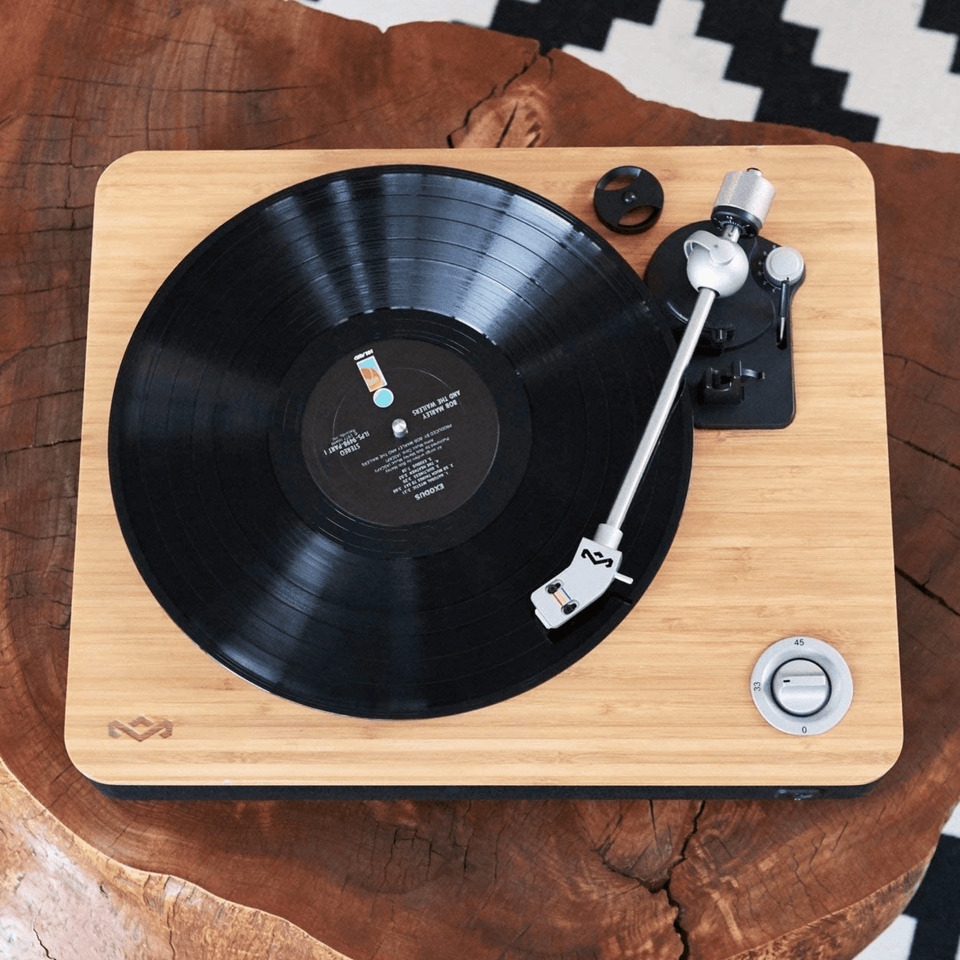House of Marley Vinyl Record Player, Wireless, Bluetooth Turntable with Get  Together 2 Portable, Bluetooth Speaker