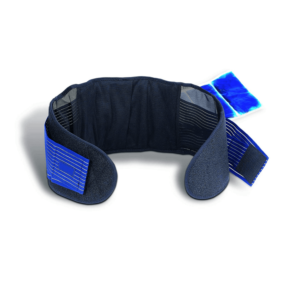 ObusForme Back Support Belt with Hot & Cold Gel Packs